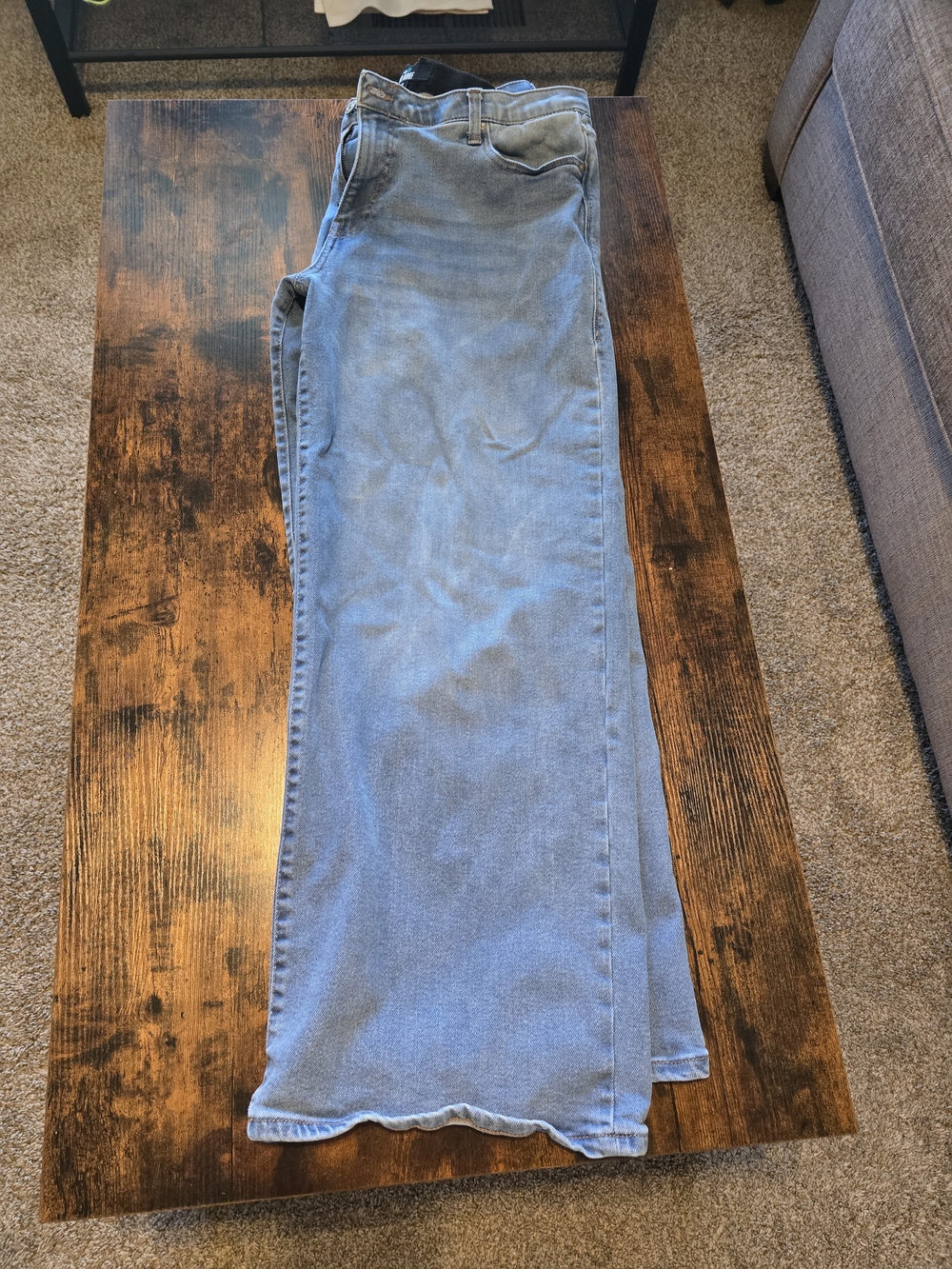 Classic Light Blue Women’s Jeans - Casual Wide Leg
